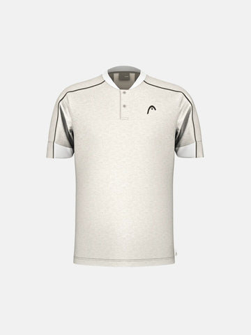HEAD PLAY Tech Polo Shirt Men - Hellgrau