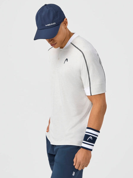 HEAD PLAY Tech Polo Shirt Men - Hellgrau