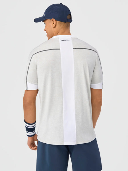 HEAD PLAY Tech Polo Shirt Men - Hellgrau